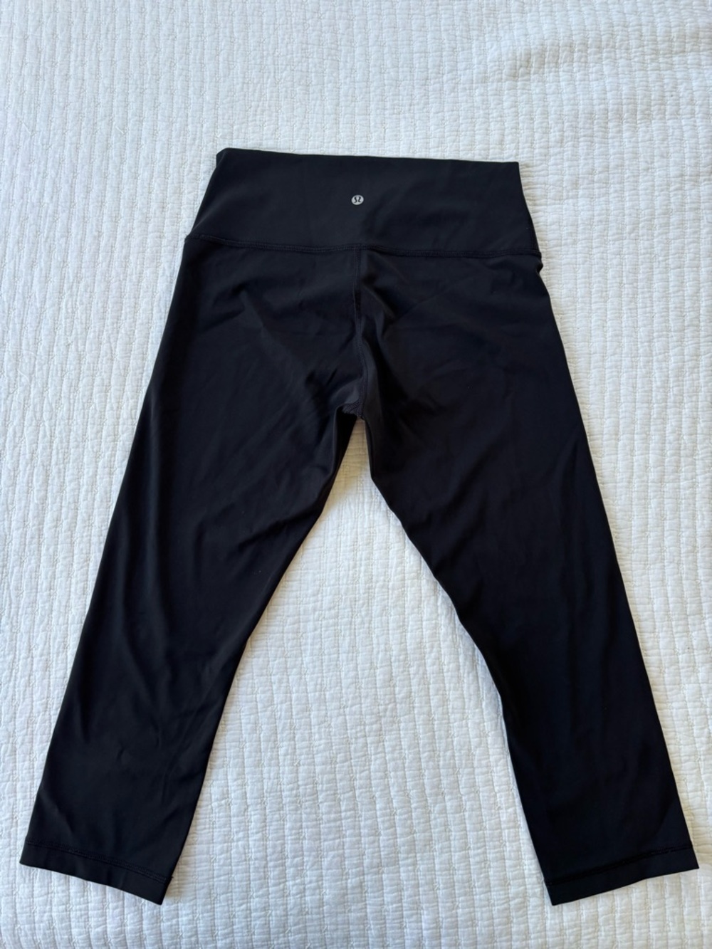 lululemon athletica Black High-Rise Capri Leggings Size 10 - Picture 3 of 5